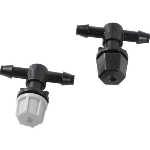 5 Pcs Sprayer Nozzle With 4/7mm Tee Cooling Humidification Watering Landscaping Atomization Nozzles Garden Irrigation Sprinkler