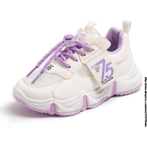 Children Sneakers Girls Princess Boys Sports Running Shoes Casual Breathable Kids White Shoes Soft Sneaker Tenis Infantil