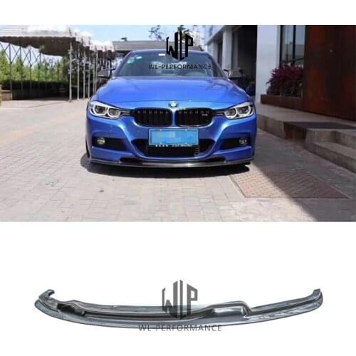 E92 3 Series AK style High Quality Carbon Fiber Auto Car Front lip Aprons Splittter For BMW 3 Series LCI MT Car Body Kit 05-12