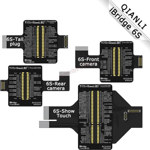 QIANLI iBridge 6s 6sp mainboard detection Cable FOR FRONT REAR CAMERA Tail plug display touch Mobile phone service tool