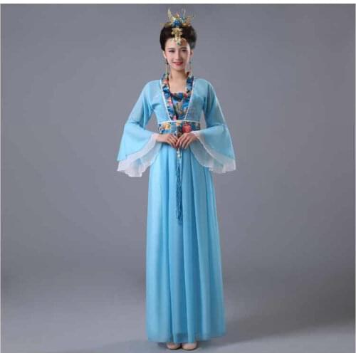 Chinese Mythology Seven Fairy Costume Shows Birthday Dress Teen Girls Clothing Ancient Chinese Hanfu Costume Women