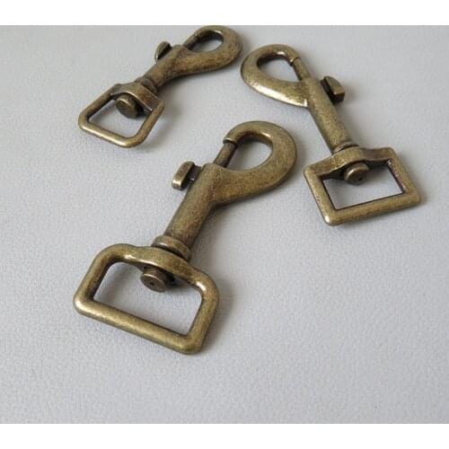 10Pcs/Lot Webbing Metal Lobster Clasp Carabiner Belt Buckle Clip Loop Snap Hook For Dog Pet Leads Leash Hardware Bag Accessory