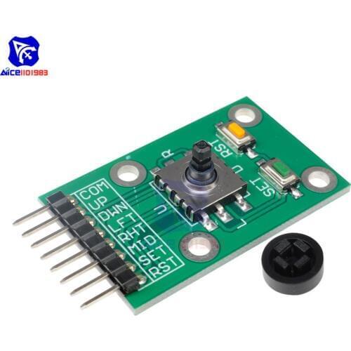 Diymore 5D Navigation Button Module PCB Board MCU AVR Game 5D Rocker Joystick Independent for Arduino