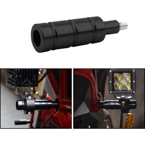 Motorcycle LED Headlight Fog Light Mounting Bracket Post Support Base M8 M6 Mount Bike Sport Tail Light Spotlight Bracket