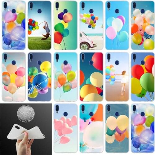 Soft Silicone Cover Phone Case For Huawei Honor 30 20 10 9 Lite 8 9a 8a 7a Pro 8x 9x 10i 30s cases Colorful balloons