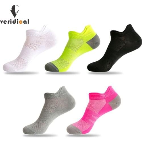 Summer Sport Women Men Ankle Socks Nylon Outdoor Running Football Breathable Non-Slip Colorful No Show Travel Socks EU 35-44