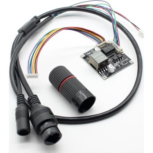 4pcs POE Module board Power Over Ethernet 12V output IEEE802.3af/at compliant for Security CCTV Network IP Camera 8Pin