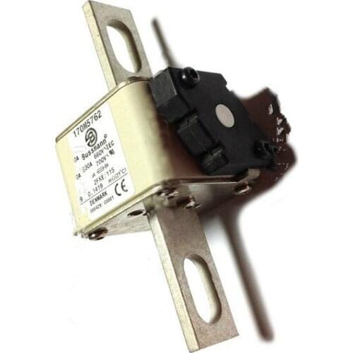 Fuses: 170M5758 400A 690V / 170M5759 450A / 170M5760 500A / 170M5761 550A 690V (2FKE/115) aR