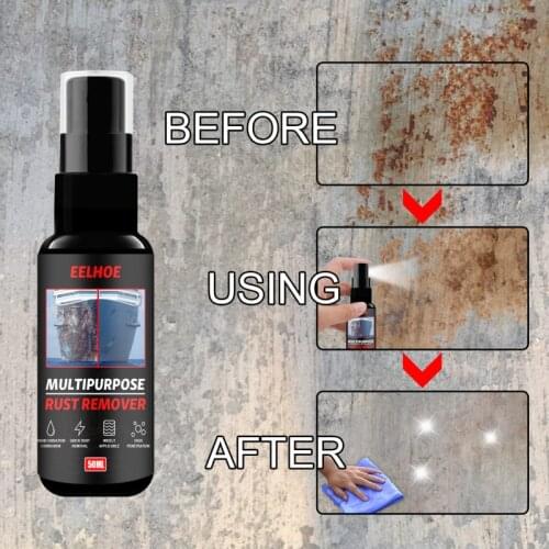 30/50ML Rust Converter Auto Wash Anti Corrosive Spray Paint For Cars Leathering Nozzle Windows Wheel Rust Remover New