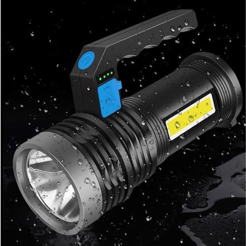 Handheld Flashlights,5W LED Rechargeable Flashlight,Super Bright Waterproof Handheld Flashlight Spotlight for Outdoor Camping