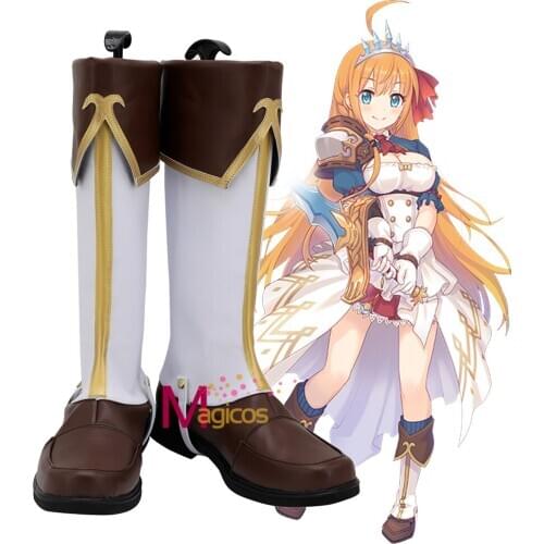 Anime Princess Connect! Re:Dive Pecorine Eustiana von Astraea Customize Cosplay Boots Shoes