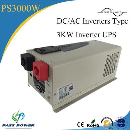 Single Output Type and DC/AC Inverters Type 3000w/3kw inverter with ups function