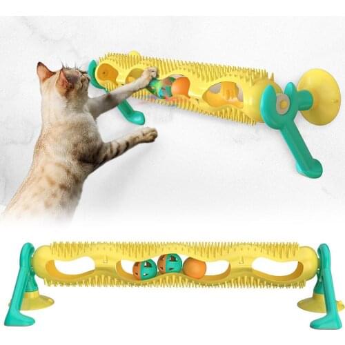 Cat Track with Sucker Cat Bal Glowing Ball Interactive Playing Toy