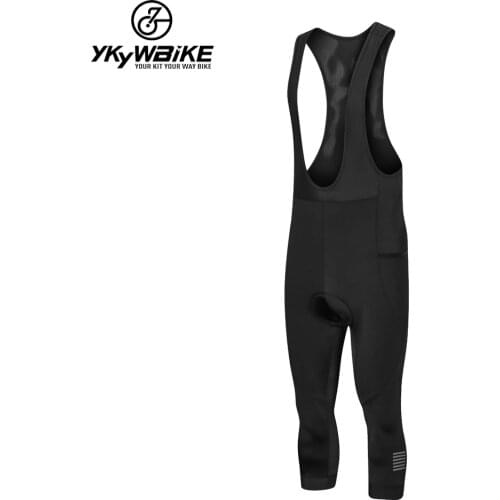 YKYWBIKE Cycling 3/4 Pants Short Quick-dry Breathable Padded Ropa Ciclismo Cycling Tights MTB Bike Bicycle Maillot Pants