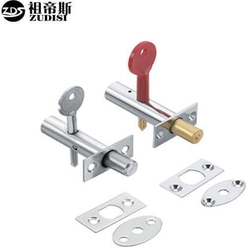 Stainless steel Pipe lock Invisible Mortise door lock Fire door Escape Aisle Furniture hardware accessories