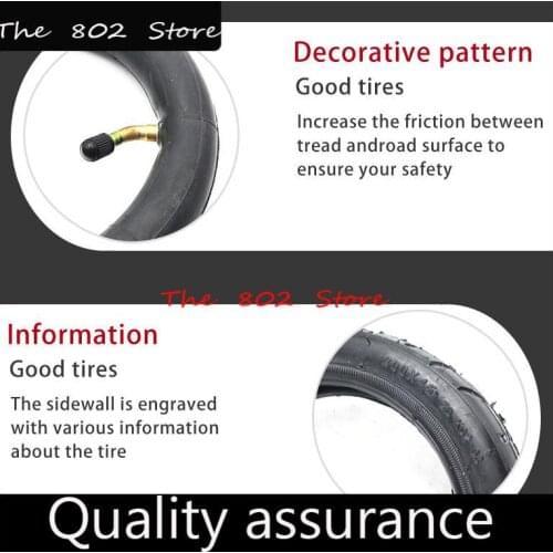 200x45 8-inch Inner Tube and Outer Tire Universal 8X1 1/4 Wheel for Etwow Electric Scooter
