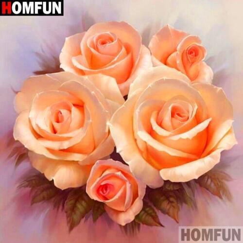 Homfun Full Square/Round Drill 5D DIY Diamond Painting "Flower landscape" 3D Embroidery Cross Stitch Home Decor Gift A12156