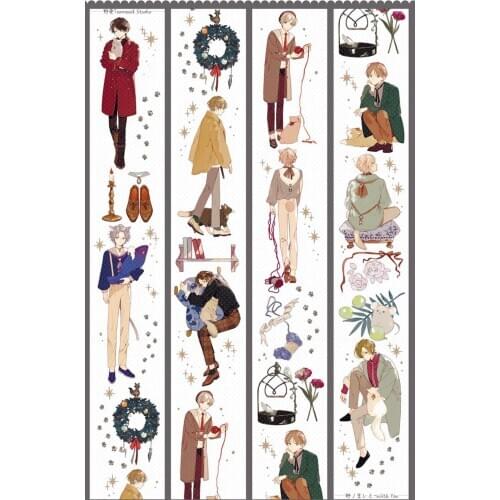 With You Washi Tapes for Card Making Bullet Journal DIY Scrapbooking Decorative Stickers