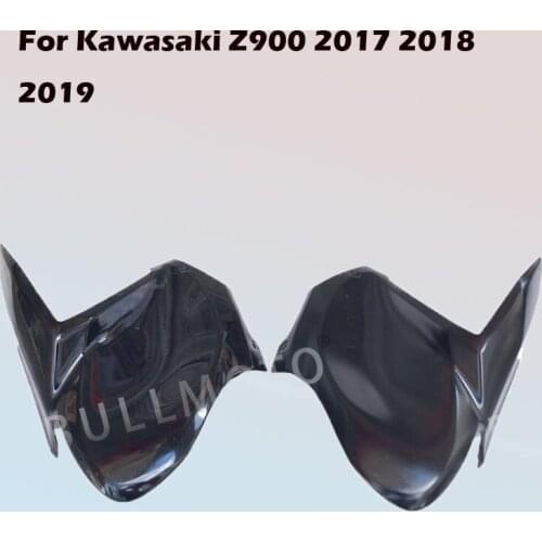 For Kawasaki Z900 2017 2018 2019 Black Motorcycle Fuel tank left and right side plate ABS injection fairing