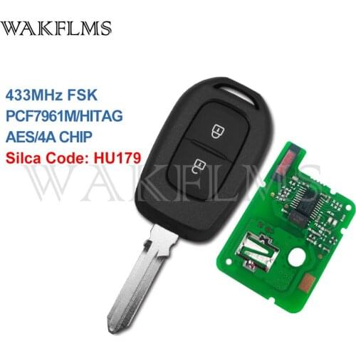 PCF7961M HU179 Remote Car Key Fob for Renault Symbol Trafic Dacia Duster Logan Sandero Dokker 2012 2013 2014 2015 2016 2017 2018