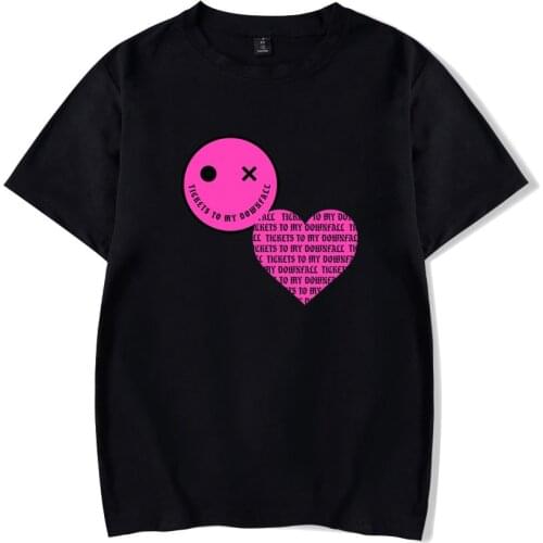 Machine Gun Kelly Tickets to My Downfall Album Summer T-shirt Fashion Short Sleeve Rapper Casual 100% Cotton Men/women Tee Print