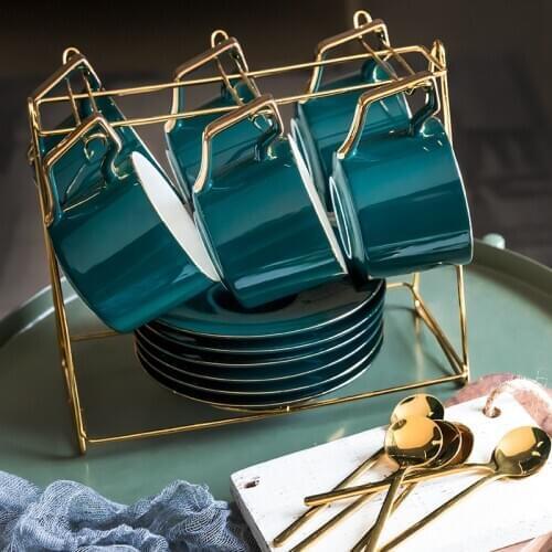 Ceramics Beautiful Mug for Tea Coffee Cups Mugs 6 of Sets Drinking Cups Sets Mug Tea Set Cup for Coffee