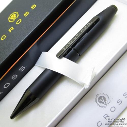 Cross AT0725-10 X Liberty Black Roller Pen | İsme Special Pen