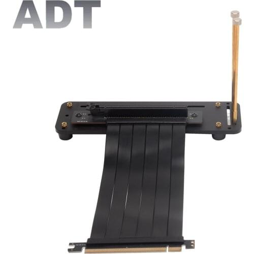 ETH Mining RTX3060 PCI-E X16 to 16X Male to Female Riser Cable Vertical Graphics Card Base Kit for 3060 RTX Server Motherboard