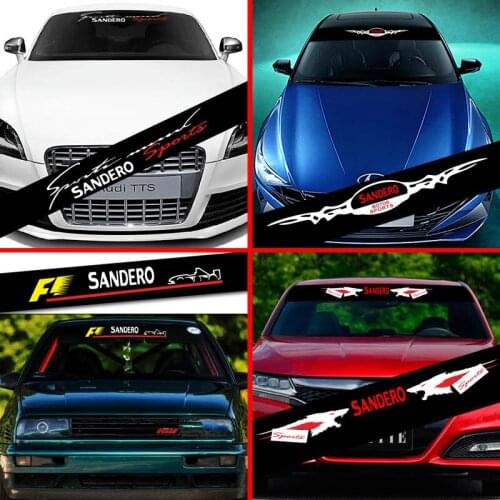 Car Front Windshield Prevent Sunlight Reflection Stickers For Renault Sandero Fluence Decals Styling Parts Accessories