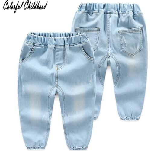 NEW pretty girl Jeans Baby Girls Kids Denim Pants spring autumn Casual Childrens Jeans toddler Kids denim Trousers Aged 2Y-7Y