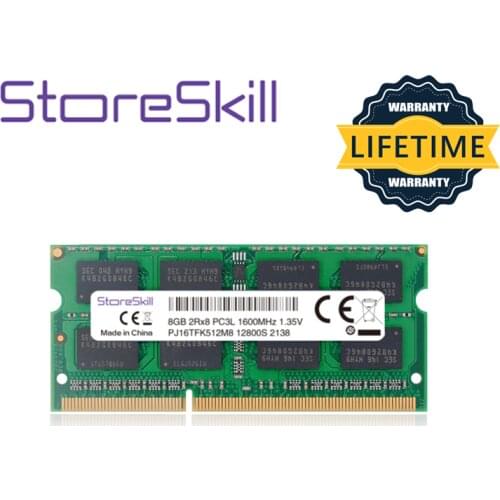 PUSKILL SODIMM DDR3L 2GB 4GB 8GB 10600 1333 12800 1600 for laptop ram