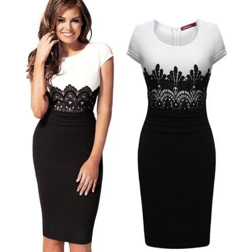 Офисные летние платья Oyao China At AliExpress