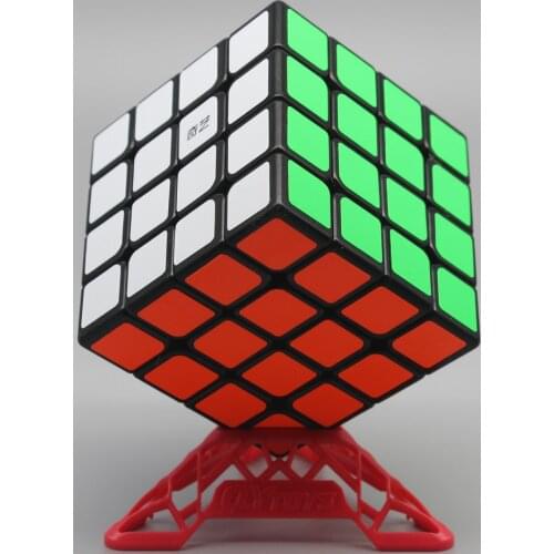 Qiyi Qiyuan 4x4 Magic Cube 62mm Size Black and White Sticker 4x4x4 Speed Cube Professional Cubo Magico Puzzle Toy For Children