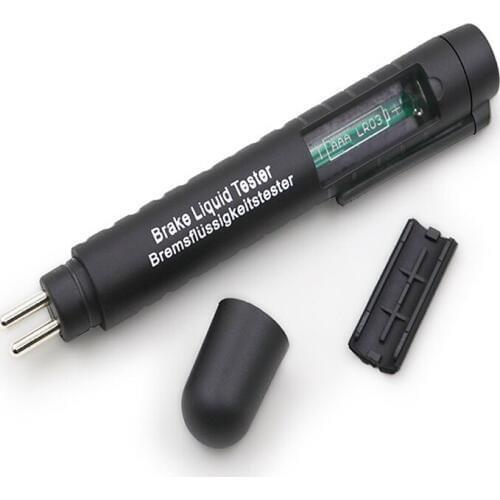5 LED Car Brake Fluid Tester Pen Auto Oil Quality Check Analyzer Detect Tools Hand Braking Liquid DOT3 DOT4 DOT 3 4 Test Pencil