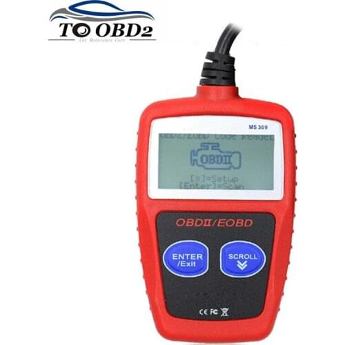 Fast Shipping Maxiscan MS309 OBDII Code Reader MS 309 with Autel ms 309 Diagnostic-Tool Code Reader Scanner Good Quality