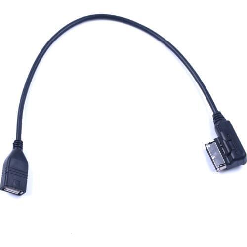 Universal Music Interface AMI MDI MMI to USB female adapter audio AUX data sync cable for AUDI A3 A4 A5