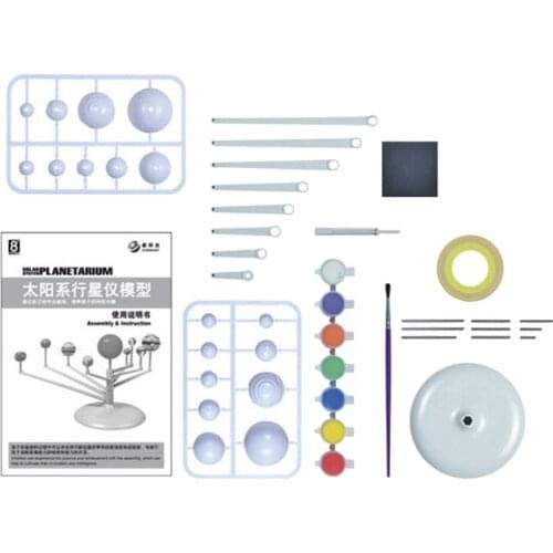 1 Set Solar System Model Kit Planets Planetary Model Teaching Instrument