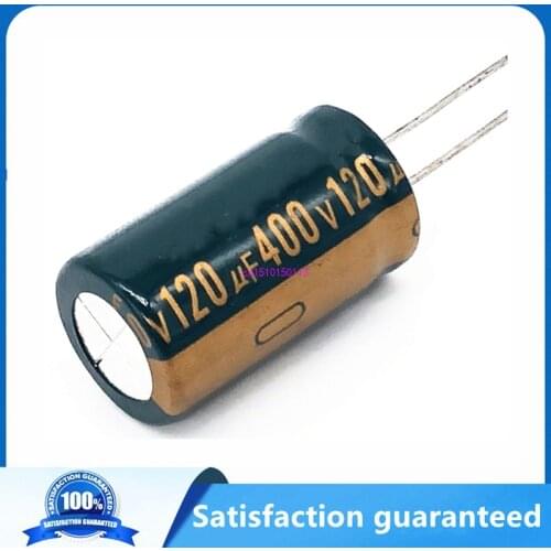 2pcs/lot 400V 120UF high frequency low impedance 400V120UF aluminum electrolytic capacitor size 18*30 20