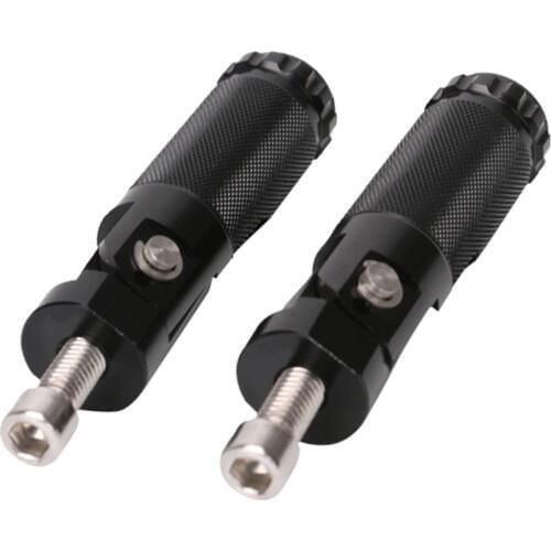 Aluminium Motorcycle Folding Rearsets Footrest Footpegs Foot Pegs Pedal Universal for ATV Dirt Bikes Scooter