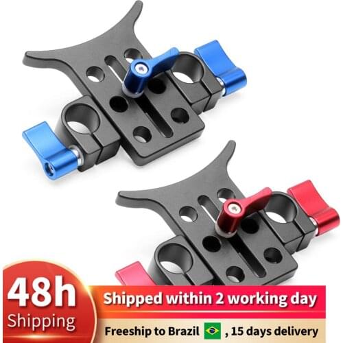 Aluminum Alloy 15MM Telephoto Lens Support Bracket Adapter Extention Tube Clip for 5D3 5D2 SLR DSLR Camera Accessory Photography