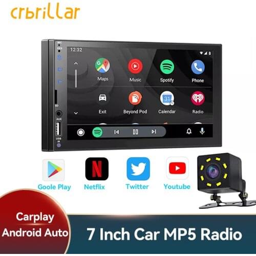 7 Inch Car Radio Stereo 2 Din For Audi A3 A4 A5 A6 A7 A8 Q2 Q5 Q7 R8 Touch Screen Car Radio Player Bluetooth MP5 Vedio Stereo
