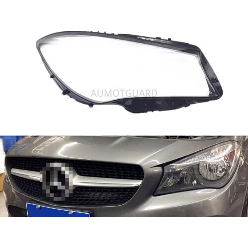 Car Headlight Lens For Mercedes-Benz W117 CLA 2016 2017 2018 Headlamp Cover Replacement Auto Shell