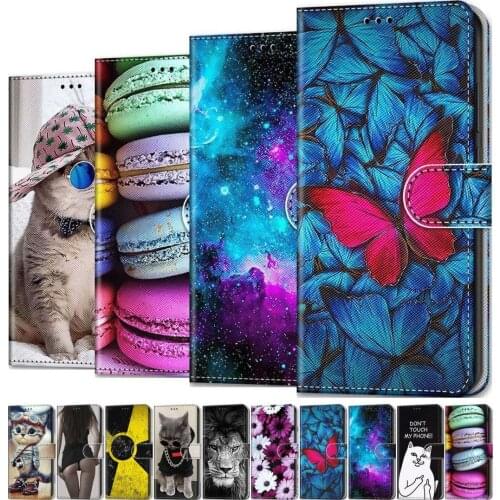 Cat Butterfly Painted Phone Shell For Case Zte Blade 20 Smart V10 Vita L8 A7 A6 Lite A5 2019 A3 2020 Lovely Patterned Cover P08F
