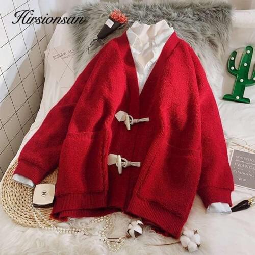 Hirsionsan Women's Wool Cardigans China
