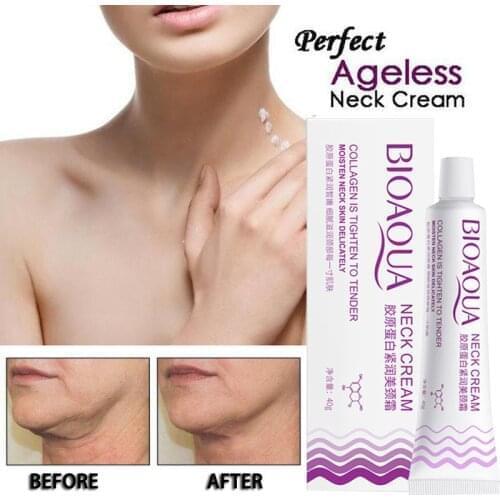 Collagen Cream Face and Neck Wrinkle Removing Cream Neck Line Erasing Cream Wrinkle Smooth Skin Anti aging Whitening Cream 40ml