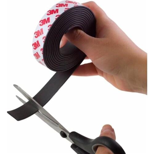 Magnets Tape Self Adhesive Flexible Soft Magnet Magnetic Strip Rubber Magic Rubber Magnet Sticker Craft Width 20mm Thickness 1mm