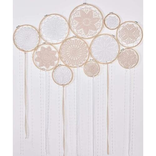 Dream Catcher Set Large Background Wall Hanging Decoration Home Ornament Wedding Backdrop LB88