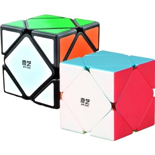 Qiyi QiCheng Speed Skewed Magic Cube 3x3 QICHENG 3x3x3 Skew Puzzle Magic cubo Toy qiyi 3x3x3 professional Skew cube