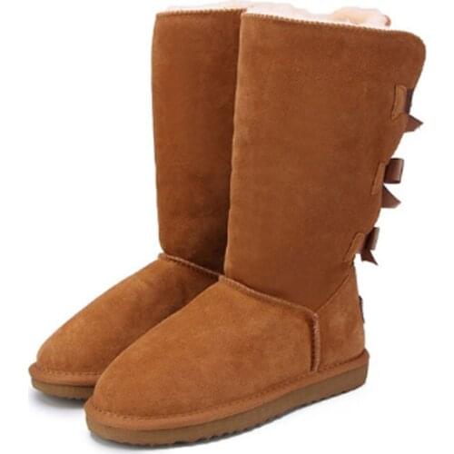 Womens boots womens snow boots womens Martins boots womens motorcycle boots high quality leather medium boots