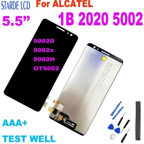 5.5’’ for ALCATEL 1B 2020 5002 5002D 5002x 5002H 5002A OT5002 LCD Display Touch Screen Panel Assembly For Alcatel 1B 5002